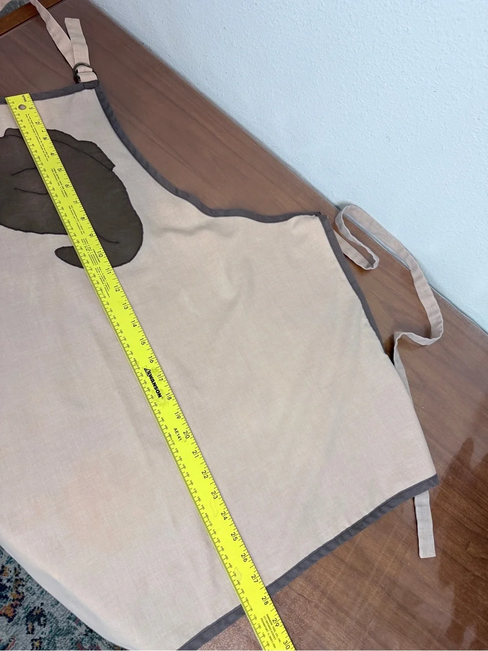 Vintage Handmade Fish Appliqué Kitchen Apron Cotton OS